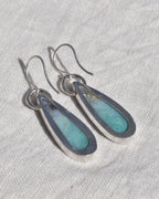 Opalised Wood Earrings