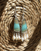 Opalised Wood Earrings