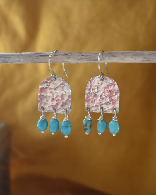 Mykonos Earrings - Turquoise