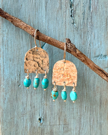 Mykonos Earrings - Turquoise